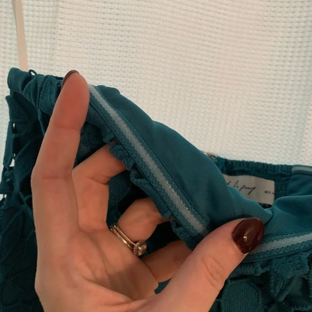 Nwot petal & pup Candice Strapless Lace Midi Dress - Picture 7 of 12